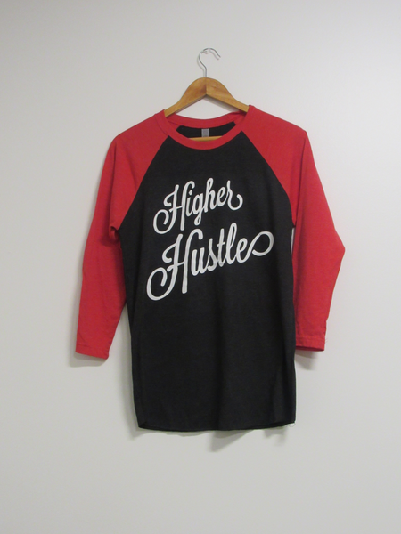 Red & Black Raglan